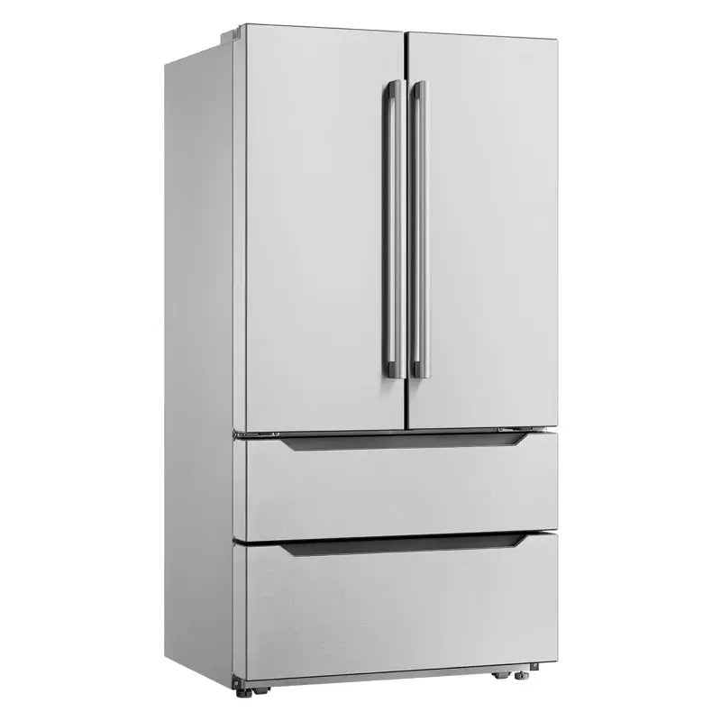 Cosmo 36" 22.5 Cubic Feet Energy Star Smudge-Resistant French Door Refrigerator | Fridge.com