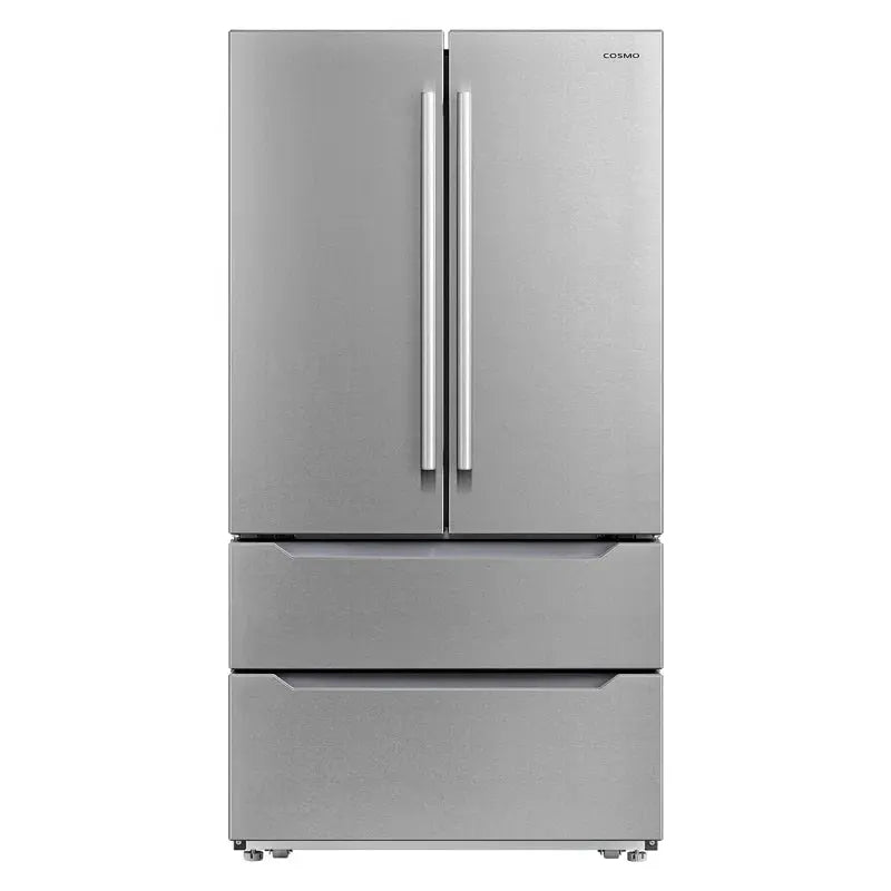 Cosmo 36" 22.5 Cubic Feet Energy Star Smudge-Resistant French Door Refrigerator | Fridge.com