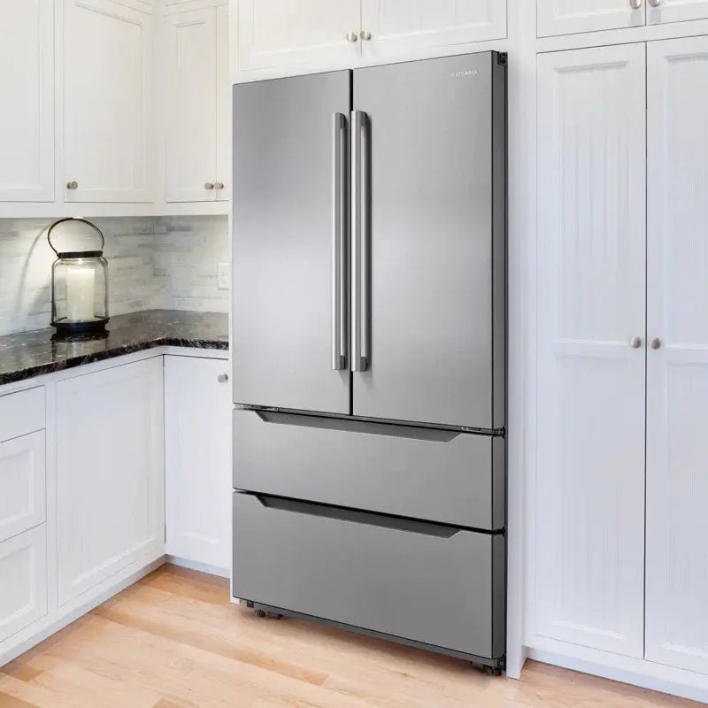 Cosmo 36" 22.5 Cubic Feet Energy Star Smudge-Resistant French Door Refrigerator | Fridge.com