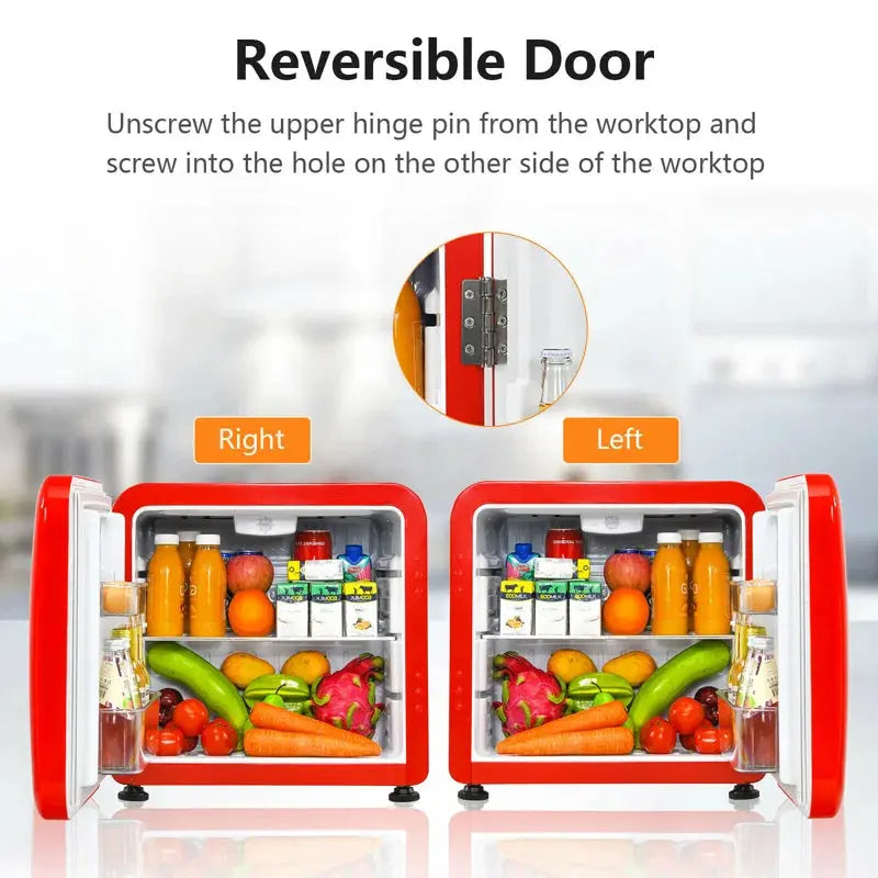 Costway 1.6 Cubic Feet Portable Freestanding Mini Fridge | Fridge.com