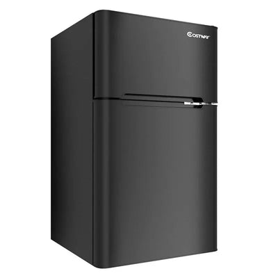 Costway 3.2 Cubic Feet Portable Freestanding Mini Fridge with Freezer | Fridge.com