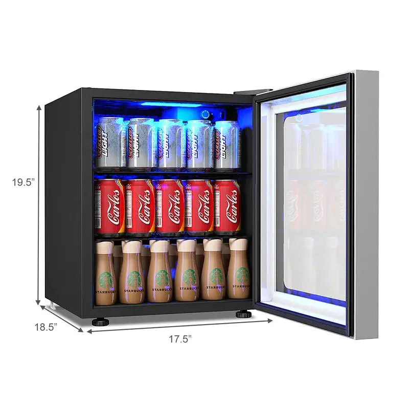 Costway 60 Cans (12 Oz.) Outdoor Rated Freestanding Beverage Refrigerator | Fridge.com