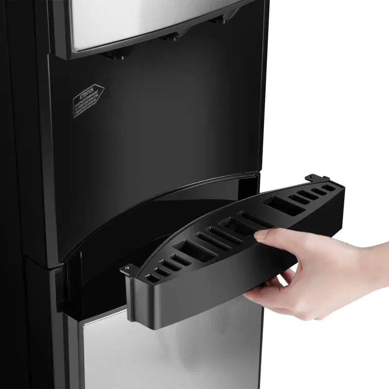 Cosvalve Black Free Standing Bottom Loading Electric Water Dispenser | Fridge.com