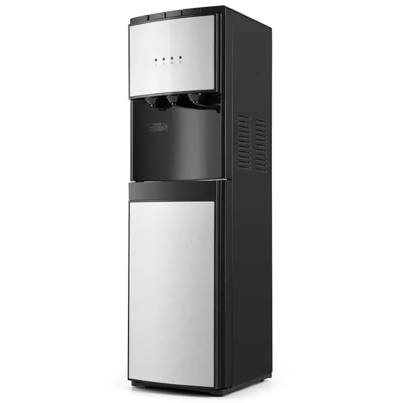 Cosvalve Black Free Standing Bottom Loading Water Dispenser | Fridge.com