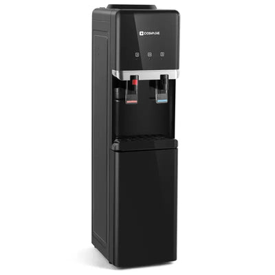 Cosvalve Black Free Standing Top Loading Electric Water Dispenser | Fridge.com