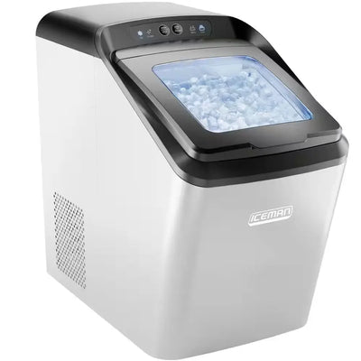 Countertop Nugget Ice Machine, Waterline Compatible, Creates Batch of Ice in 20 Min, Holds 3 Lb. of Ice | Fridge.com