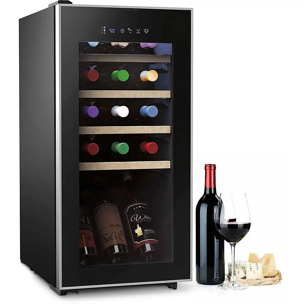 Cuisinart CWC-1500CU 15-Bottle Private Reserve Compressor Wine Cellar, Black | Fridge.com