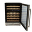 DESIGNER Series Dual-Zone Wine Cooler, 46 Bottle Capacity, in Stainless Steel | Fridge.com