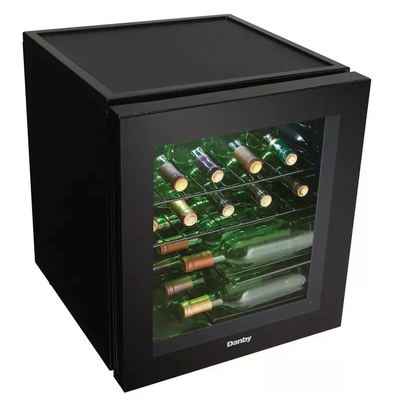 Danby 17.5'' 16 Bottle Single Zone Freestanding Wine Refrigerator | Fridge.com