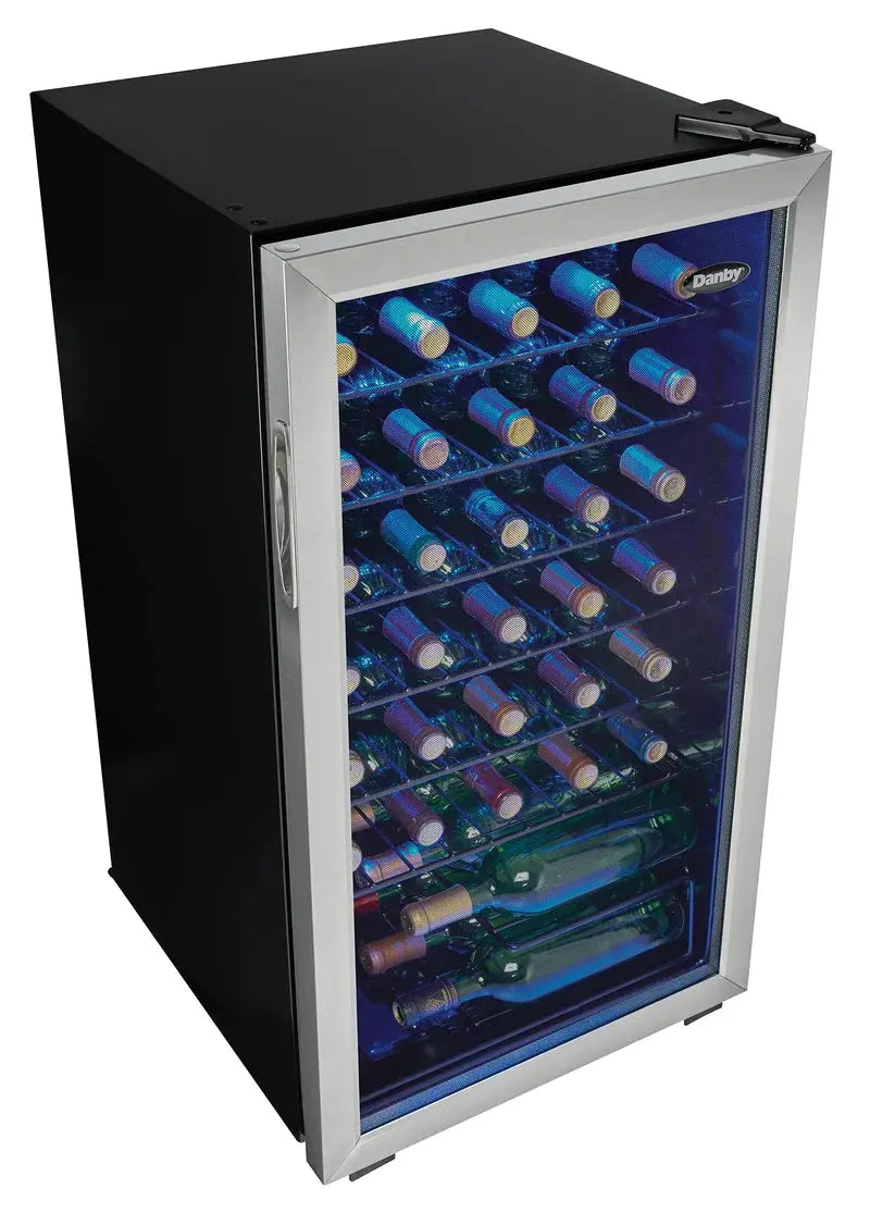 Danby 17.5'' 36 Bottle Single Zone Freestanding Wine Refrigerator | Fridge.com