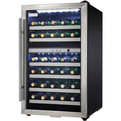 Danby 19.44'' 38 Bottle Dual Zone Freestanding Wine Refrigerator | Fridge.com