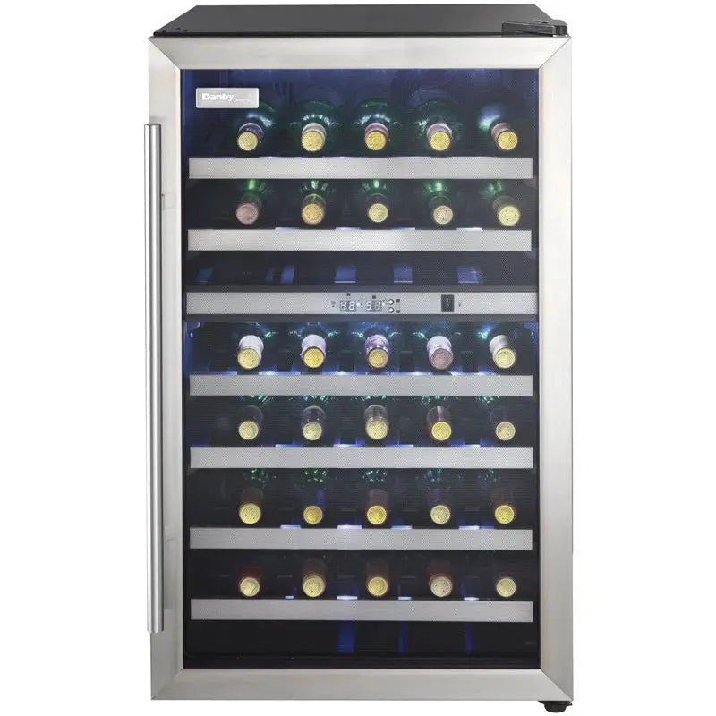 Danby 19.44'' 38 Bottle Dual Zone Freestanding Wine Refrigerator | Fridge.com