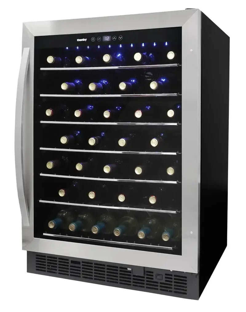 Danby 23.8'' 60 Bottle Single Zone Built-In Wine Refrigerator | Fridge.com