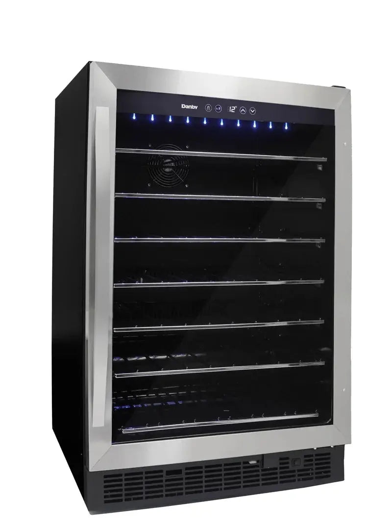 Danby 23.8'' 60 Bottle Single Zone Built-In Wine Refrigerator | Fridge.com