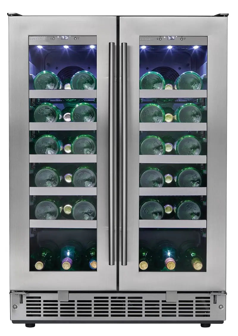 Danby 25.56'' 42 Bottle Dual Zone Built-In Wine Refrigerator | Fridge.com