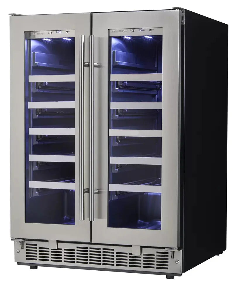 Danby 25.56'' 42 Bottle Dual Zone Built-In Wine Refrigerator | Fridge.com