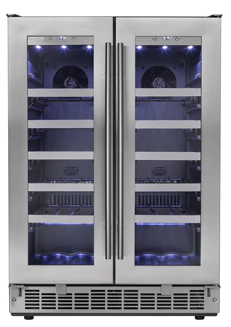 Danby 25.56'' 42 Bottle Dual Zone Built-In Wine Refrigerator | Fridge.com