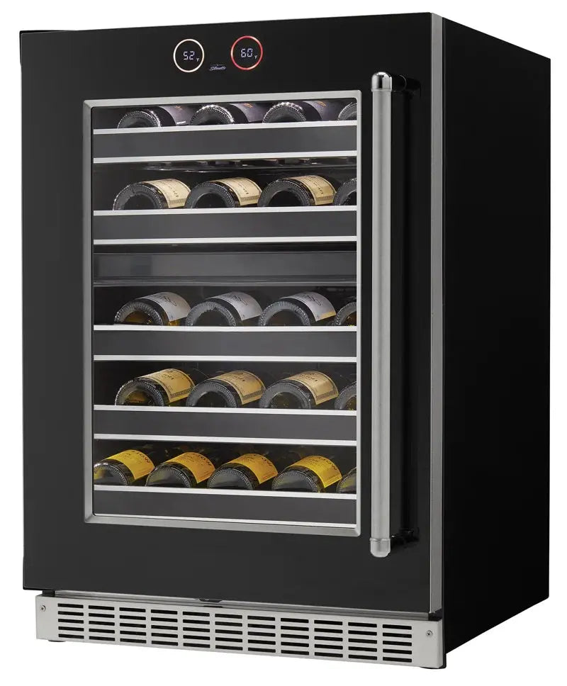 Danby 26.75'' 37 Bottle Dual Zone Built-In Wine Refrigerator | Fridge.com