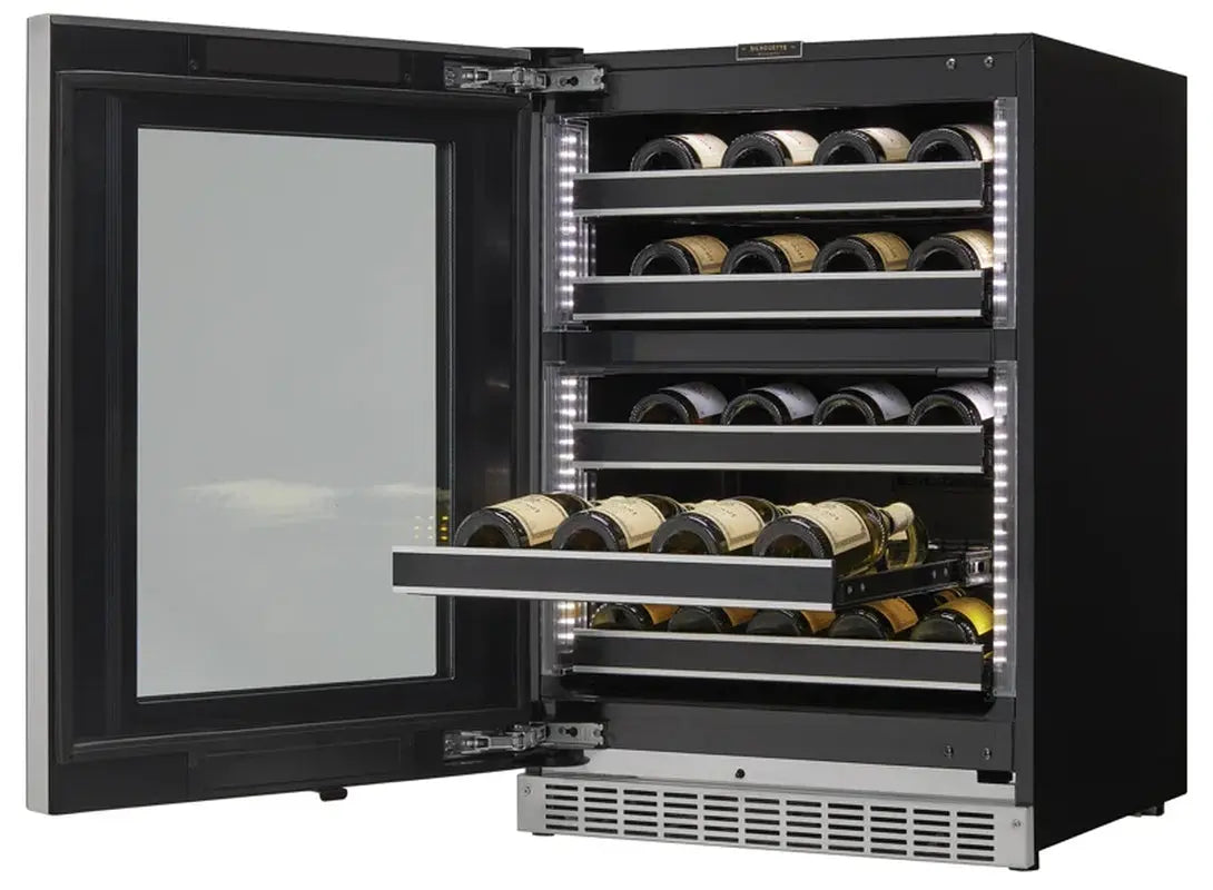 Danby 26.75'' 37 Bottle Dual Zone Built-In Wine Refrigerator | Fridge.com