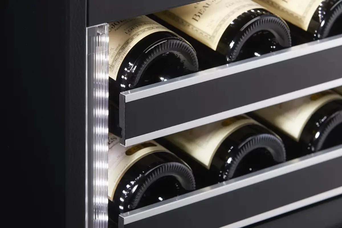 Danby 26.75'' 37 Bottle Dual Zone Built-In Wine Refrigerator | Fridge.com