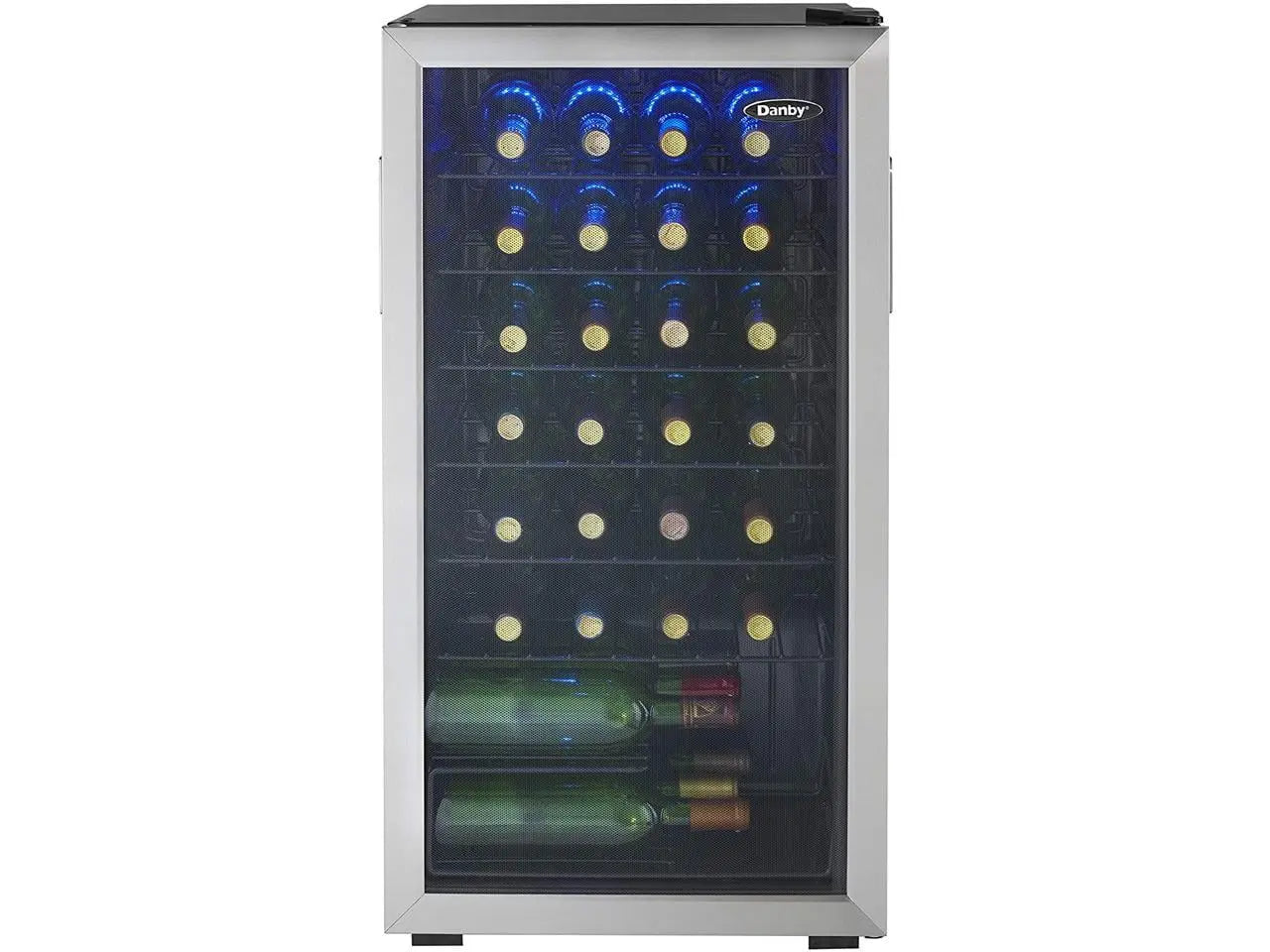 Danby 36 Bottle Free-Standing Wine Cooler in Stainless | Fridge.com