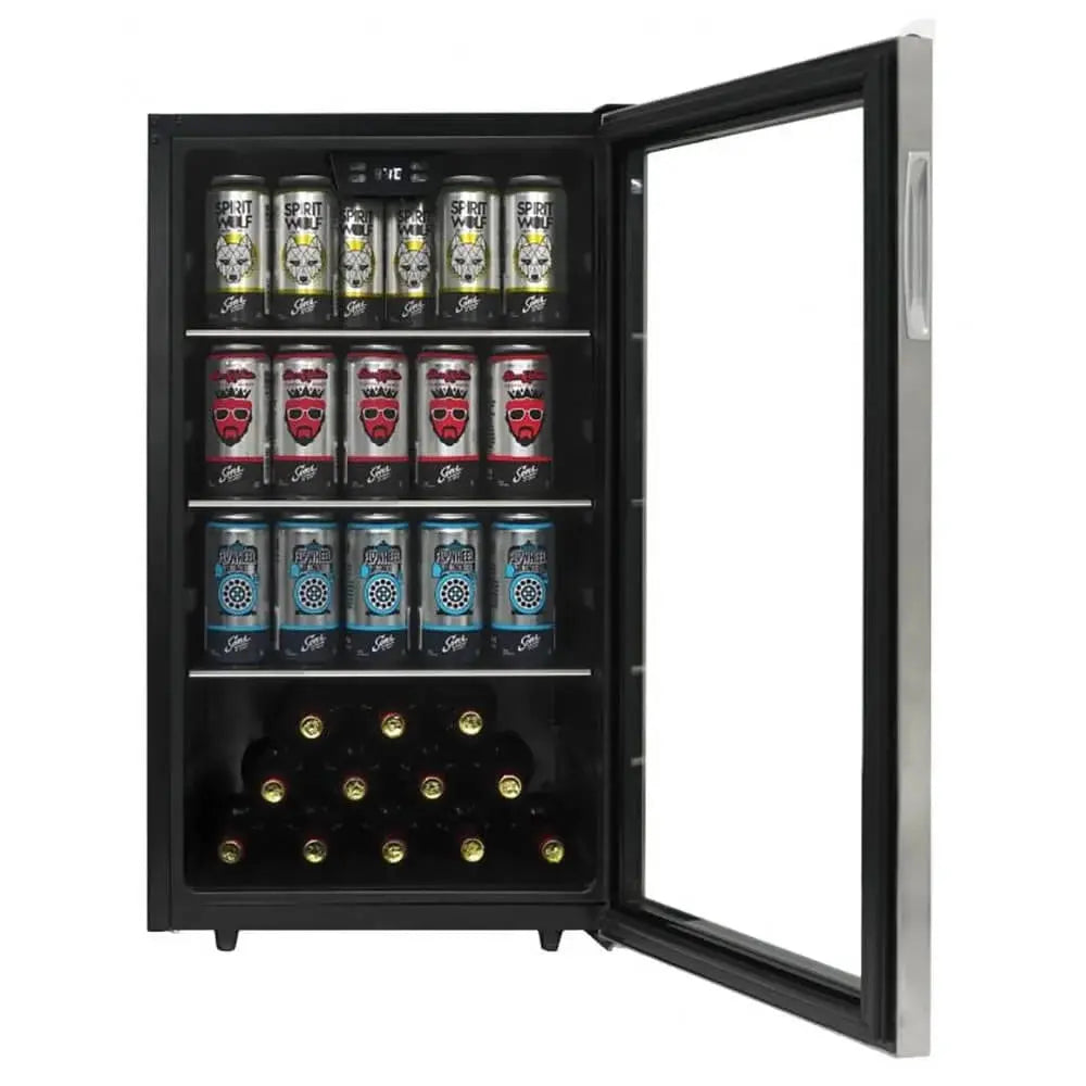 Danby 4.5 Cu. Ft. 115 Can Free-Standing Beverage Center DBC045L1SS | Fridge.com