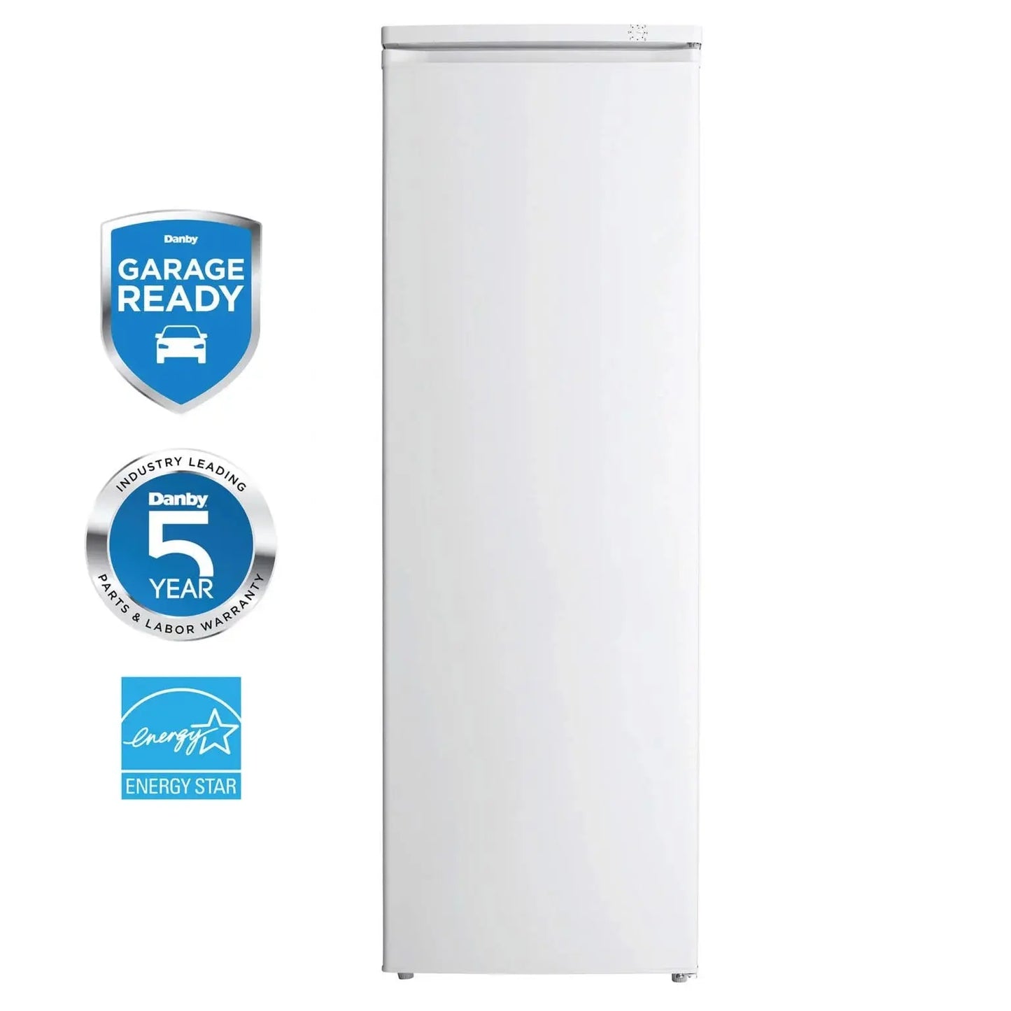 Danby 7.1 Cu. Ft. Manual Defrost Upright Freezer in White DUF071A3WDB | Fridge.com