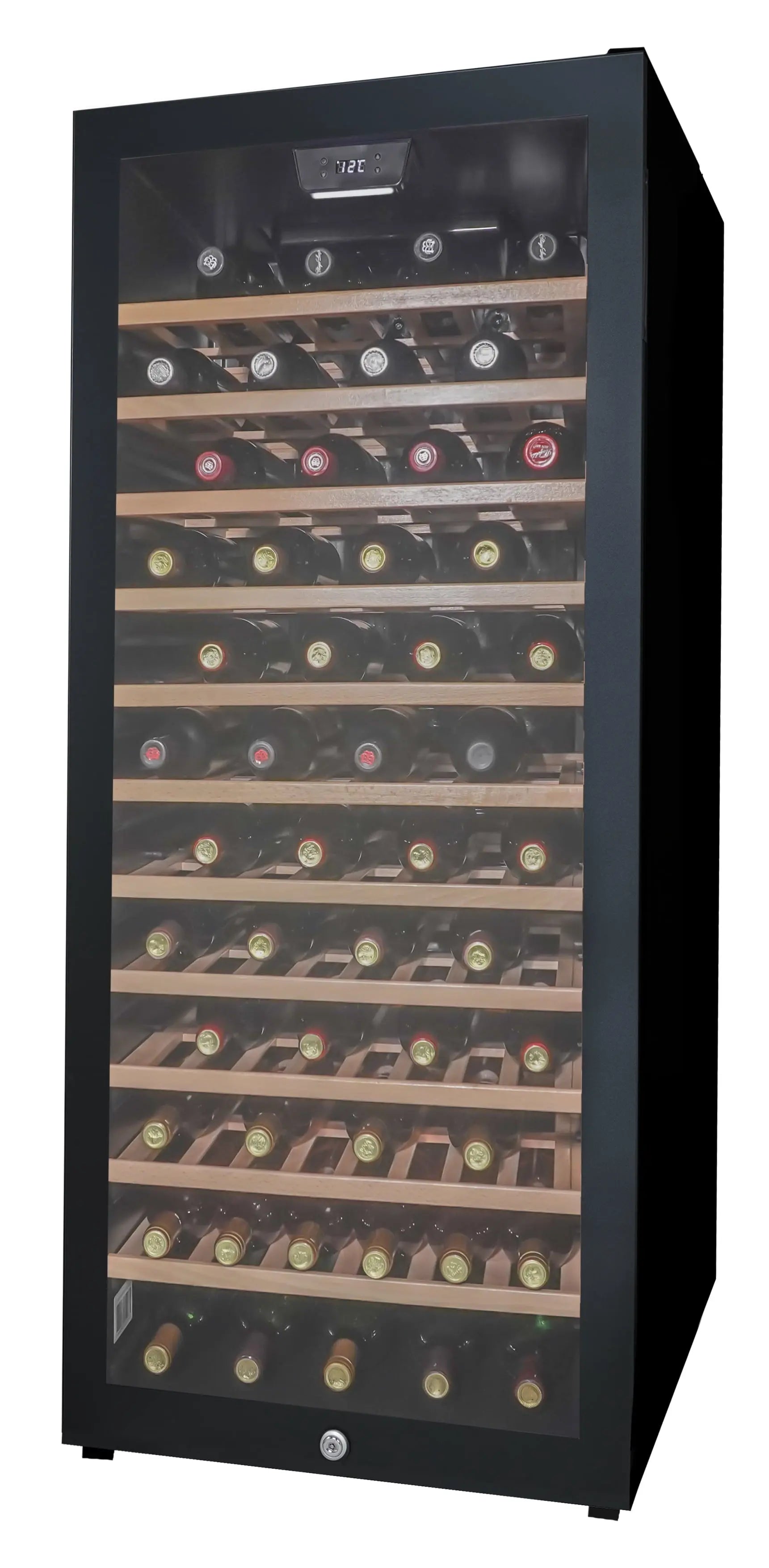 Danby 94 Bottle Free-Standing Wine Cooler in Black DWC94L1B | Fridge.com