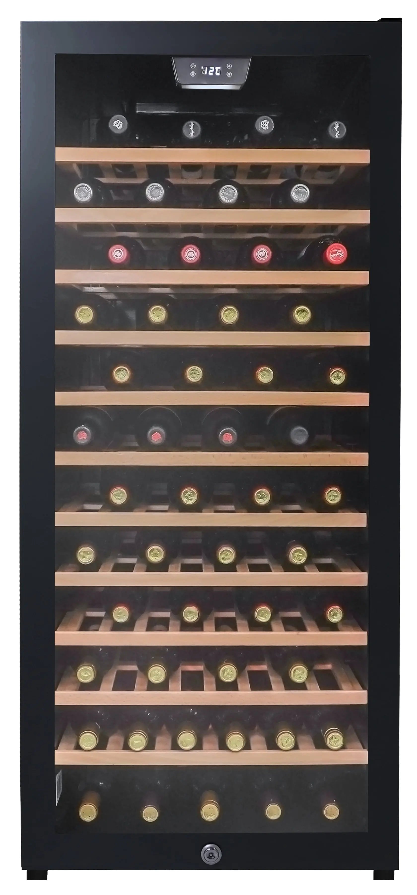 Danby 94 Bottle Free-Standing Wine Cooler in Black DWC94L1B | Fridge.com