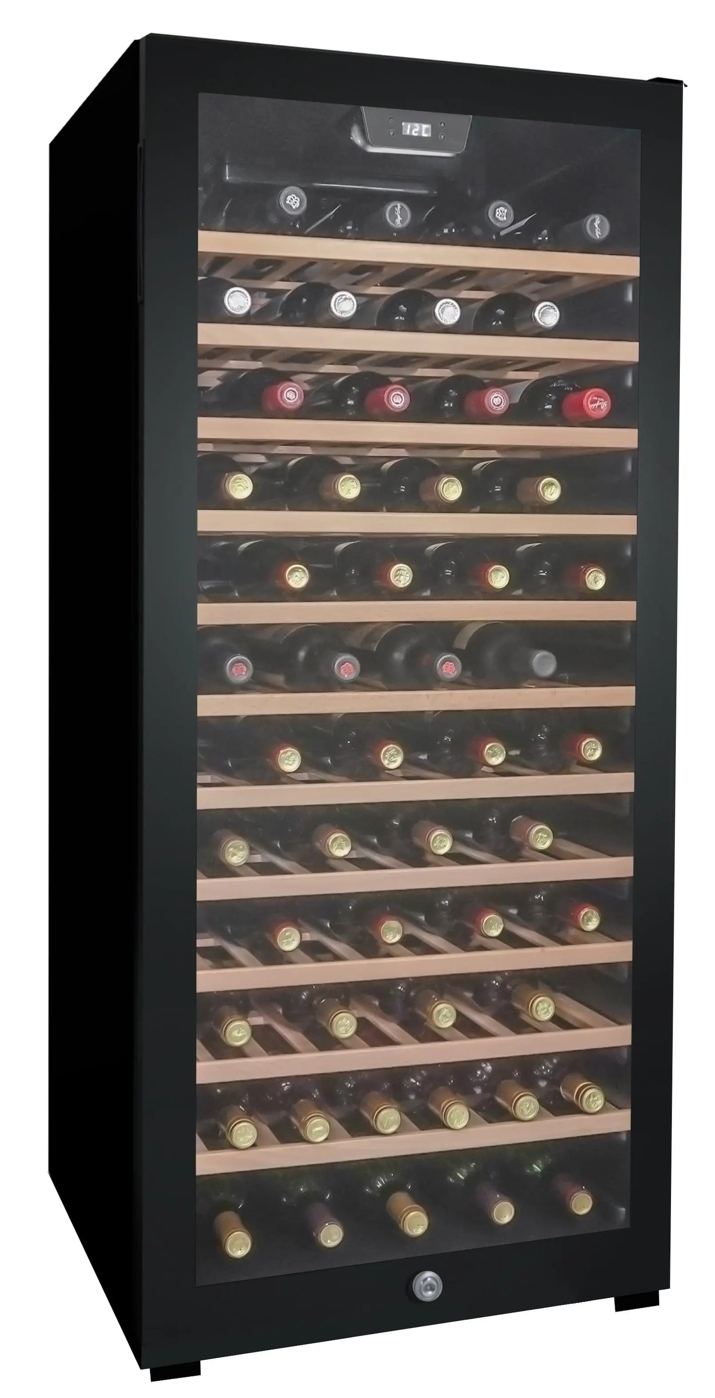 Danby 94 Bottle Free-Standing Wine Cooler in Black DWC94L1B | Fridge.com