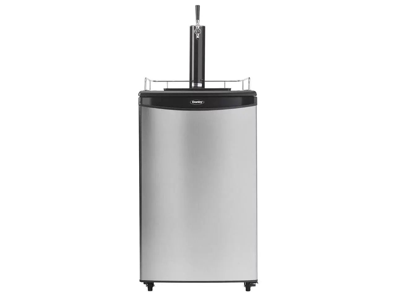 Danby DKC054A1BSLDB 5.4 Cu. Ft. (153 Litres) Capacity Single Tap Keg Cooler in Stainless Steel | Fridge.com