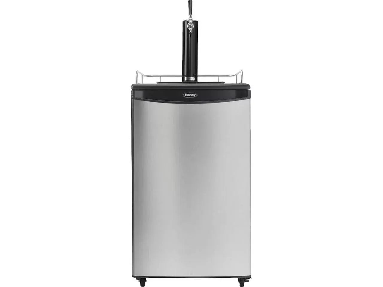 Danby DKC054A1BSLDB 5.4 Cu. Ft. (153 Litres) Capacity Single Tap Keg Cooler in Stainless Steel | Fridge.com