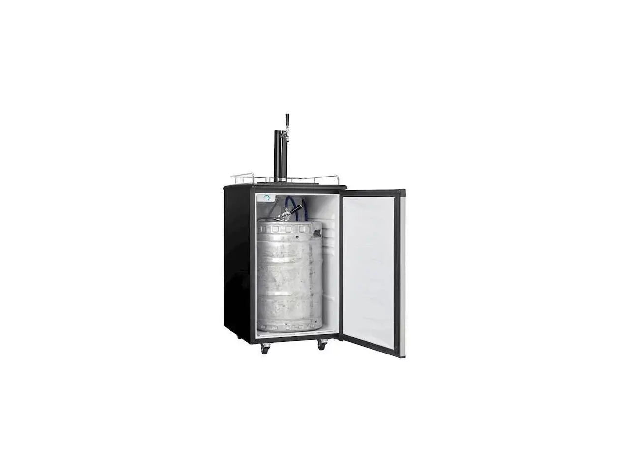 Danby DKC054A1BSLDB 5.4 Cu. Ft. (153 Litres) Capacity Single Tap Keg Cooler in Stainless Steel | Fridge.com