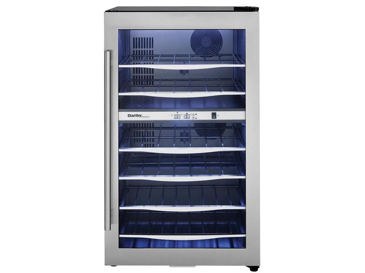 Danby Designer DWC040A3BSSD 38 Bottle Compact LED Light Refrigerator Wine Cooler | Fridge.com