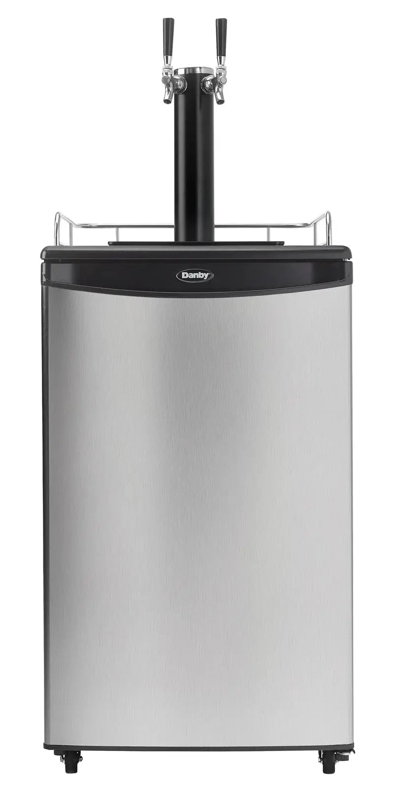 Danby Entertainer 5.4 Cubic Feet Stainless Steel Dual Tap Freestanding Kegerator with Adjustable Temperature | Fridge.com