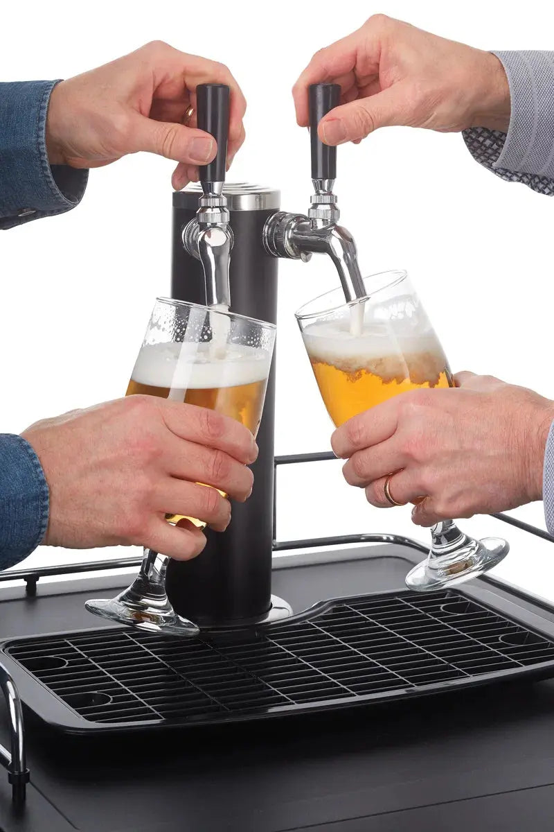 Danby Entertainer 5.4 Cubic Feet Stainless Steel Dual Tap Freestanding Kegerator with Adjustable Temperature | Fridge.com