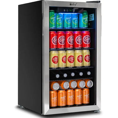 Deco Chef 118 Cans (12 Oz.) Freestanding Beverage Refrigerator with Wine Storage | Fridge.com