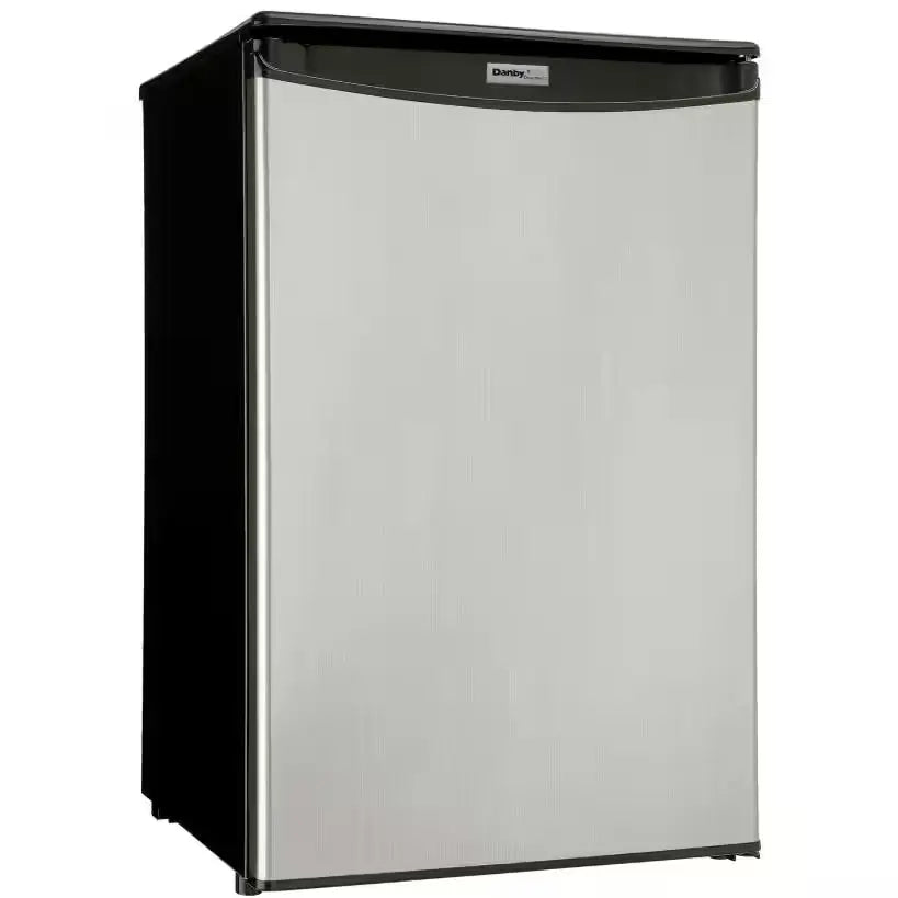 Designer 4.4 Cu. Ft. Mini Fridge in Stainless Steel without Freezer | Fridge.com