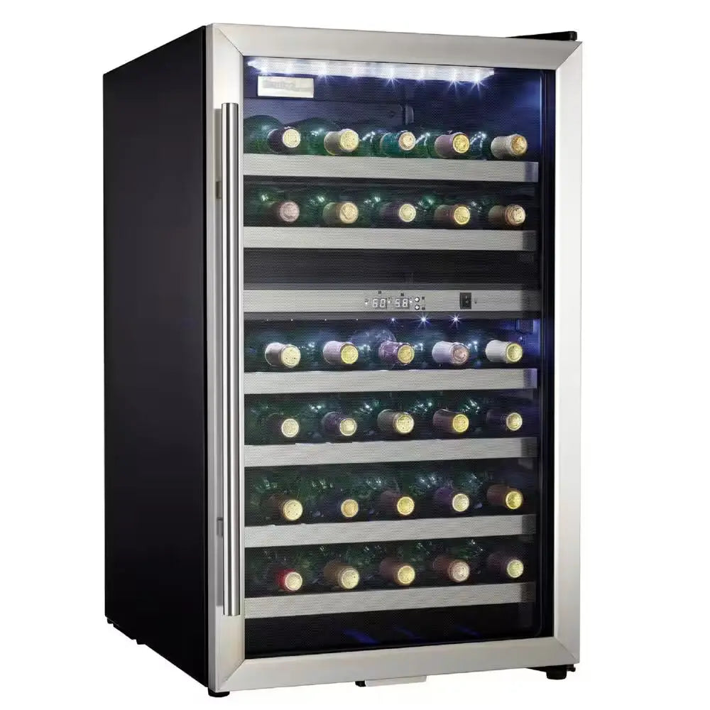 Designer Dual-Zone 19.44 In. 38-Bottle Free-Standing Wine Cooler | Fridge.com