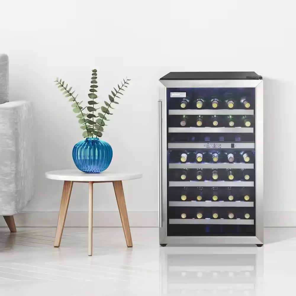 Designer Dual-Zone 19.44 In. 38-Bottle Free-Standing Wine Cooler | Fridge.com