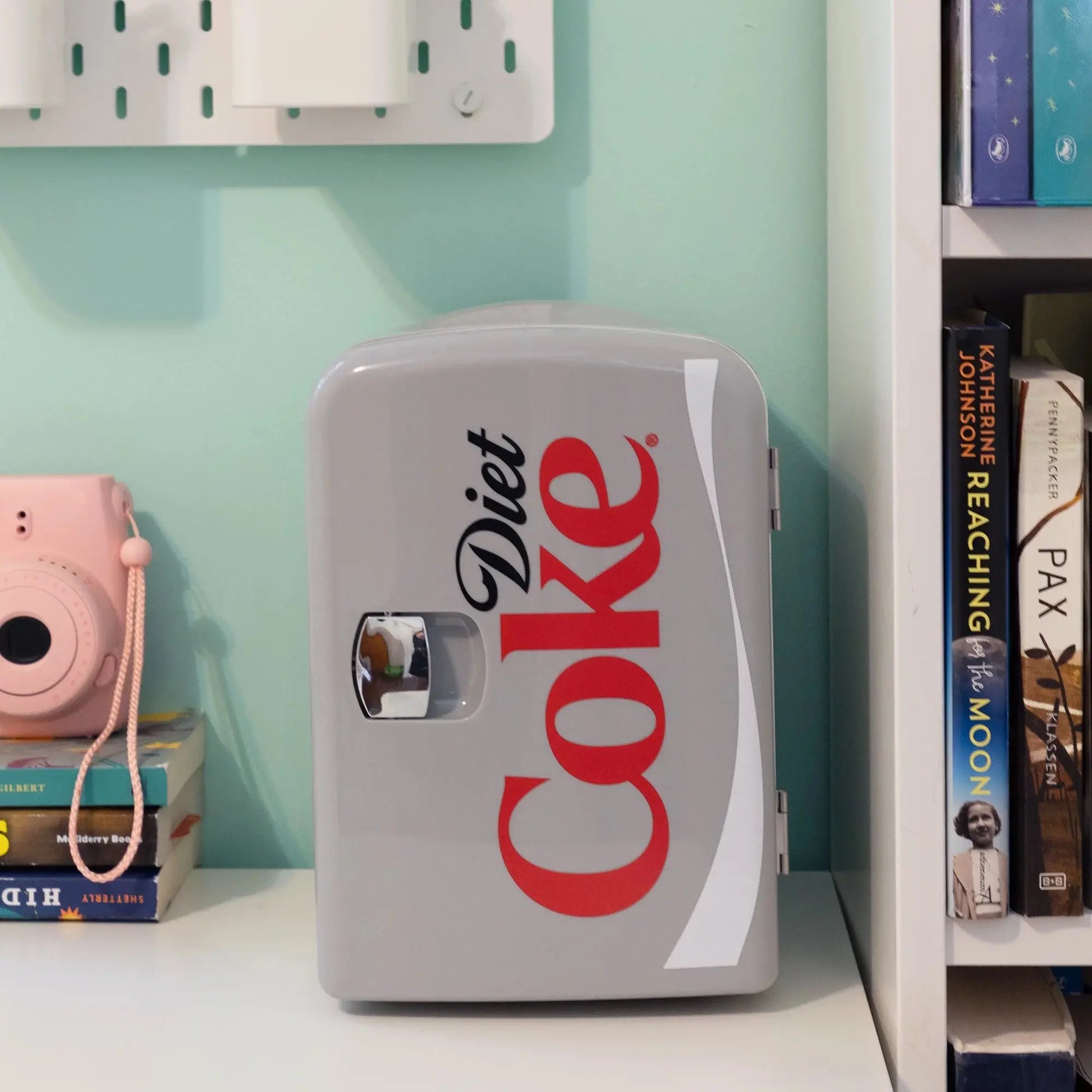 Diet Coke 6 Can Mini Fridge 4L Mini Electric Cooler Warmer Portable 12V Car Cooler Gray | Fridge.com