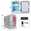 Diet Coke 6 Can Mini Fridge 4L Mini Electric Cooler Warmer Portable 12V Car Cooler Gray | Fridge.com