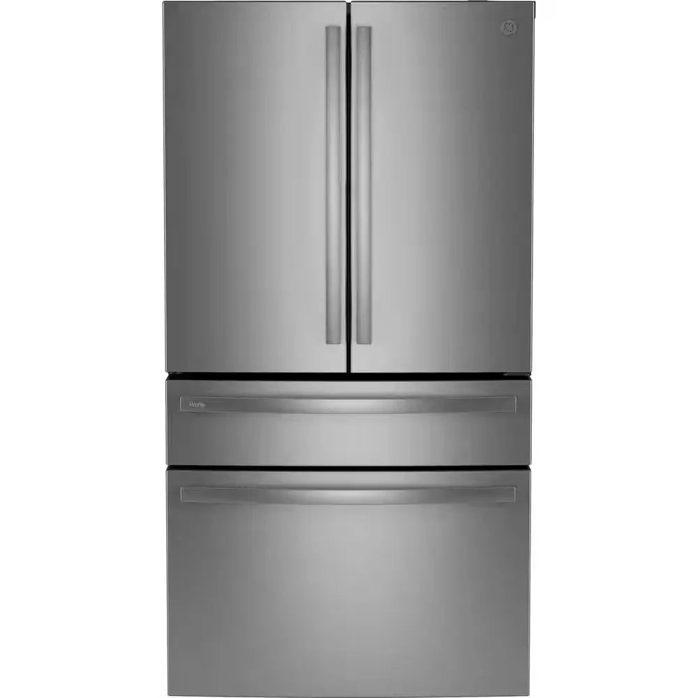 Profile 29 Cu. Ft. Smart 4-Door French-Door Refrigerator Stainless Steel W/Door in Door, Dual-Dispense Autofill Pitcher | Fridge.com