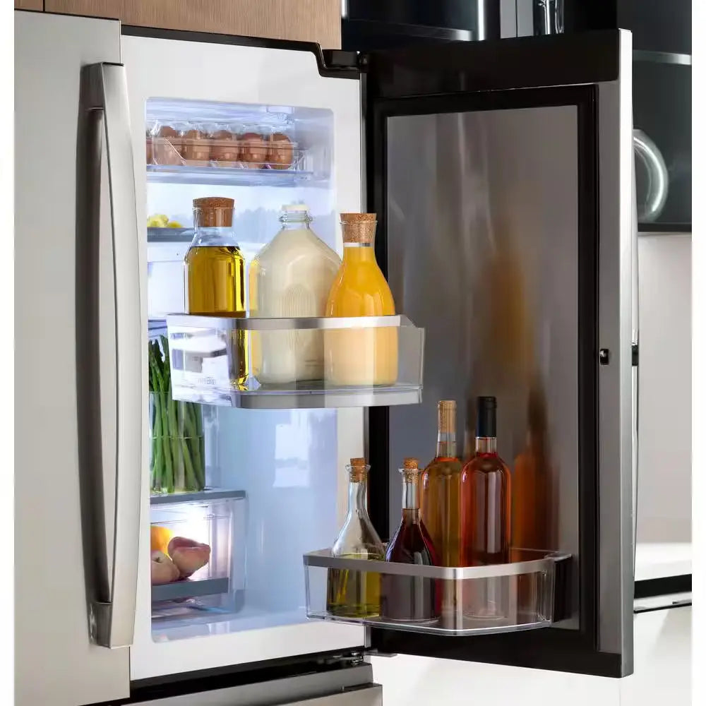 Profile 29 Cu. Ft. Smart 4-Door French-Door Refrigerator Stainless Steel W/Door in Door, Dual-Dispense Autofill Pitcher | Fridge.com