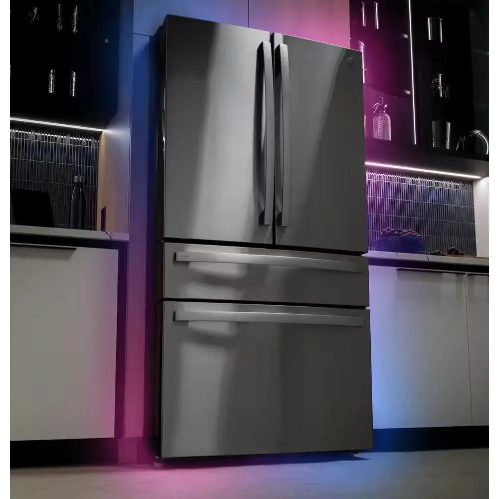 Profile 29 Cu. Ft. Smart 4-Door French-Door Refrigerator Stainless Steel W/Door in Door, Dual-Dispense Autofill Pitcher | Fridge.com