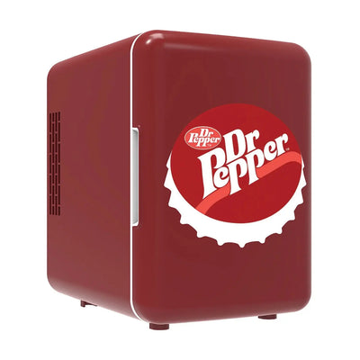 Dr. Pepper 6-Can Portable Mini Fridge, MIS153DRP, Red | Fridge.com