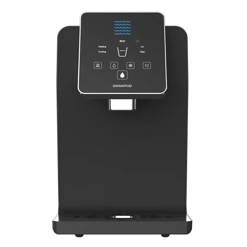 Drinkpod Black Countertop Bottleless Electric Filtered Water Dispenser | Fridge.com