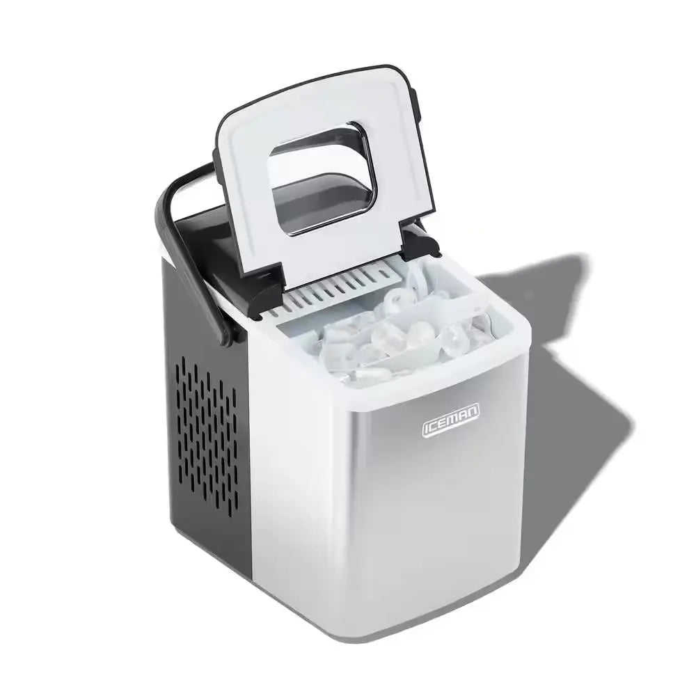 Dual-Size Ice Machine, Portable Ice Maker Machine, Creates 2 Cube Sizes in 6 Mins, Holds 1.3 Lb. of Ice | Fridge.com