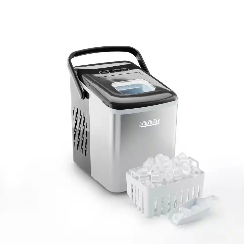 Dual-Size Ice Machine, Portable Ice Maker Machine, Creates 2 Cube Sizes in 6 Mins, Holds 1.3 Lb. of Ice | Fridge.com