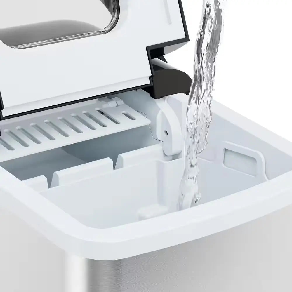 Dual-Size Ice Machine, Portable Ice Maker Machine, Creates 2 Cube Sizes in 6 Mins, Holds 1.3 Lb. of Ice | Fridge.com